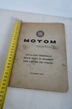 Motom Nova 3 catalogo parti di ricambio e listino prezzi epoca