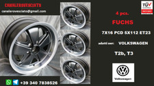 4 Cerchi Fuchs Nero 7x16 5x112