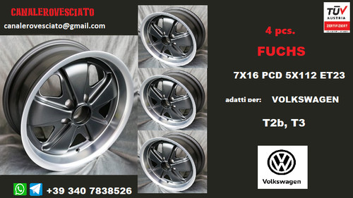 Cerchi fuchs nero 7x16 - 4,