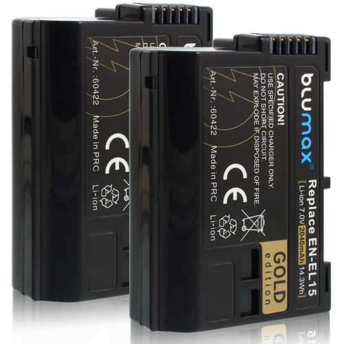 Blumax batteria per nikon - 2x,