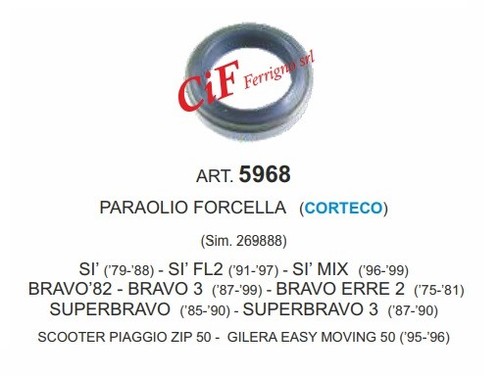 Paraolio forcella corteco - forcella,