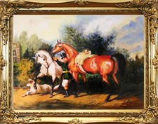 Grande Meister-Kossak-47x37cm