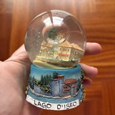 PALLA DI VETRO CON NEVE LAGO