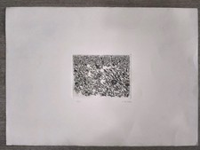 Graziosa calcografia firmata in originale_Interessante opera di grande misura