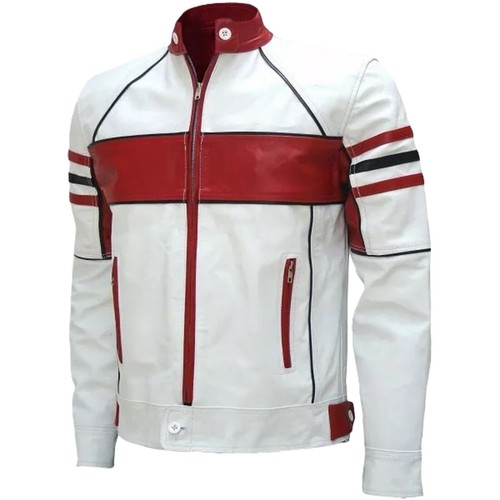 Giacca motociclista righe - a,