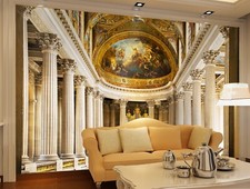 3D Palast Säulen Q7756 Tapete