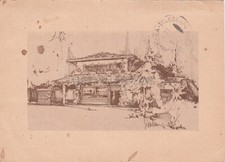 ANCONA - Villa Vettori, Schizzo Illustrato