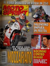 Motosprint 47 1997 Kocinski contro Biaggi. Debutto Rossi in 250. Yamaha 1000 R1
