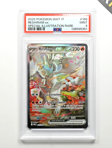 Pokemon psa reshiram 166 - psa, 9