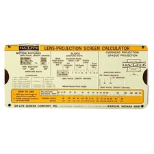 DA-LITE Lens Projection Screen