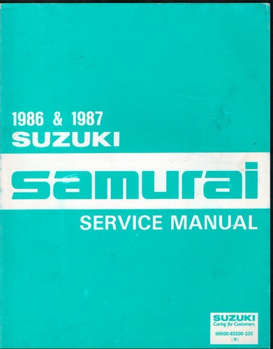 1986 1987 suzuki samurai - 1987,