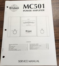 McIntosh MC501 Amplificatore