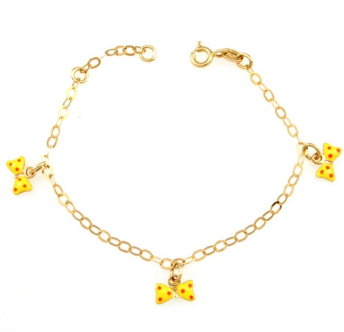 Bracciale bambina oro giallo