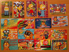 17 card Kinder Ferrero Simpson Garfield