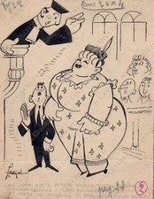 1950c TRIESTE Disegno artista