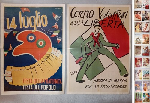 Lotto manifesti epoca - lotto, n