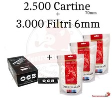 2.500 Cartine OCB premium 70