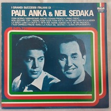 DISCO 33 GIRI I GRANDI SUCCESSI ITALIANI DI PAUL ANKA E NEIL SEDAKA NL 43040