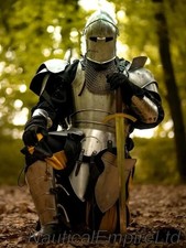 Medieval Barbuta Knight Full