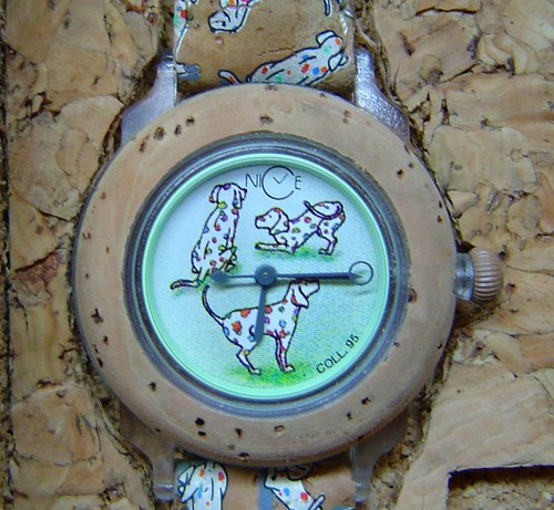 Orologio sughero nice - orologio,