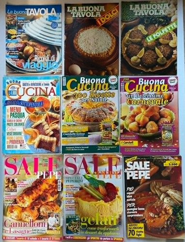 Lotto riviste cucina sale e - lotto,
