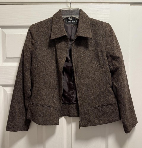 Giacca sandro cropped - giacca, tweed