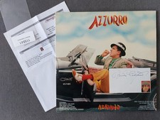 ADRIANO CELENTANO“Azzurro” + autografo originale