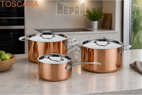 Casseruola trimetallo rame - trimetallo,