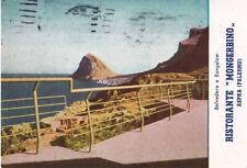 Ristorante mongerbino - Aspra (palermo) - piccola, colori, viaggiata, 1955