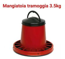 MANGIATOIA AUTOMATICA PER GALLINE POLLI PULCINI IN PLASTICA TRAMOGGIA DA 3 KG