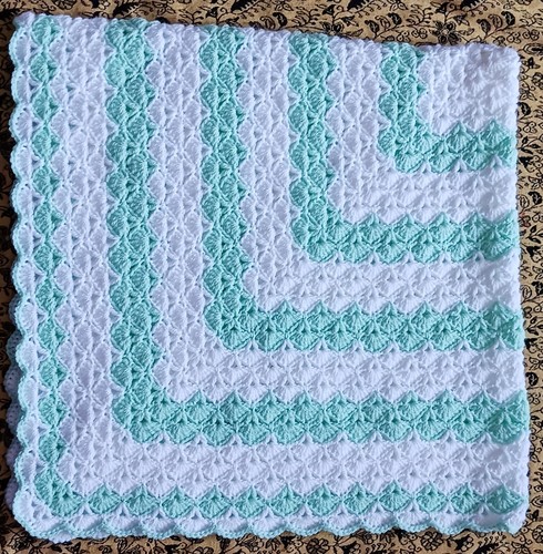 Hand crochet knitted baby - bn,