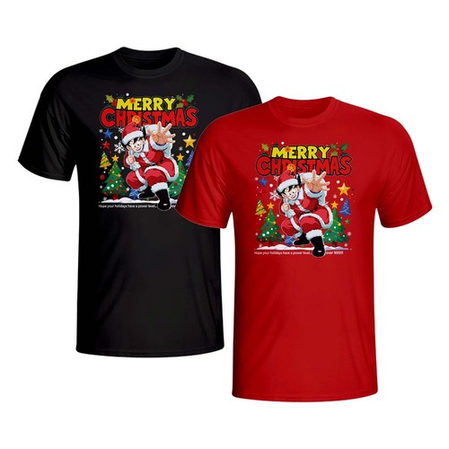 Shirt goku babbo natale buon - goku,