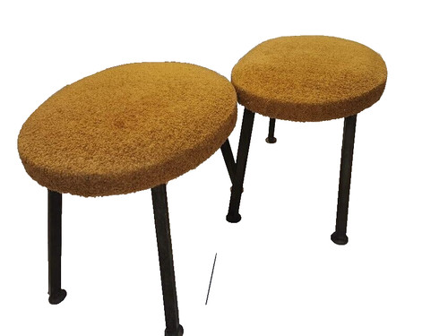Coppia sgabelli poggiapiedi - coppia,