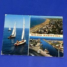 MILANO MARITTIMA  VIAGGIATA CARTOLINA SOUVENIR