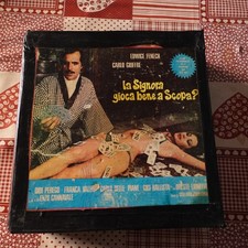 SUPEROTTO 8MM La Signora Gioca bene a scopa? commedia italiana Raro edwige fenec
