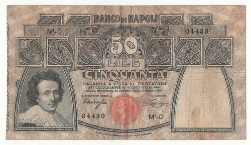 Lire banco napoli decr - napoli,
