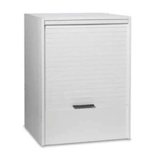 MOBILE COPRILAVATRICE IN PVC BIANCO CON SERRANDINA ORIZZONTALE - L= 670 MM  P...