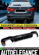 🔥Diffusore Posteriore in ABS Nero Lucido per BMW Serie 5 G30/G31/G38 🔥