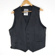 Gilet gilet vintage in pelle