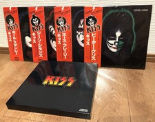 HOLY GRAIL!! KISS JAPAN PROMO BOX / Solo Albums / 4 LP VIP-6577~80 OBI VINYL