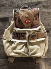 Borsa zaino ricamato ricamato