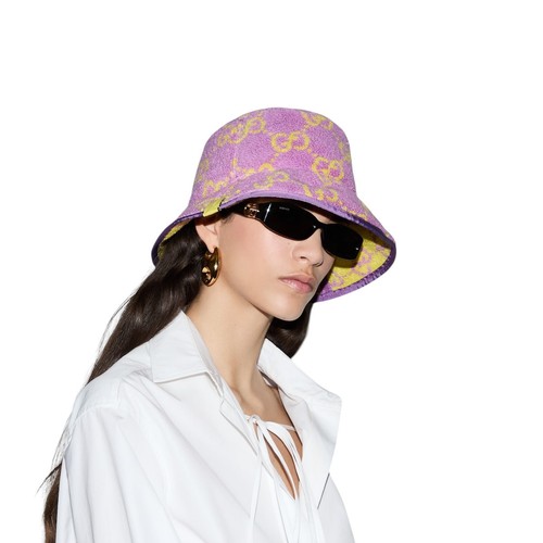 Autentico cappello gucci rosa - cappello,