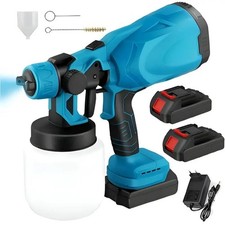 Pistola Spruzzo Elettrica 48V doppia batteria 3 Ugelli Vernice Spruzzatore 800ml