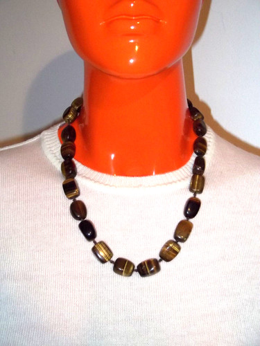 Collana occhio tigre sud - di,