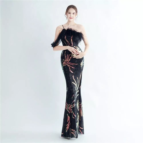 Vestito abito elegante lungo - vestito,