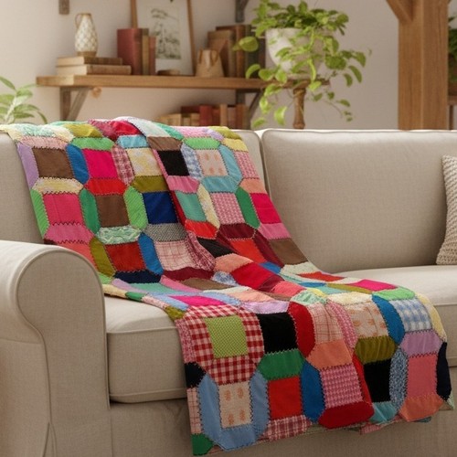 Vintage trapunta patchwork - trapunta,