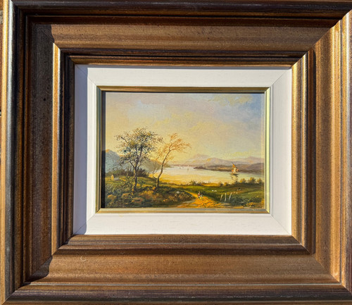 Quadro dipinto olio vintage