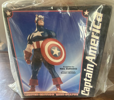 Capitan America Mini Statua 2001 Bowen Designs Edizione Limitata 329 DEL 2000 Nuova