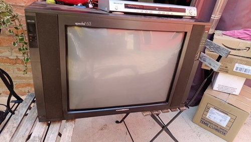 Televisore vintage crt - televisore,