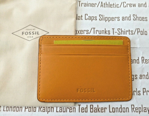 Fossil solid card holder - holder, uomo